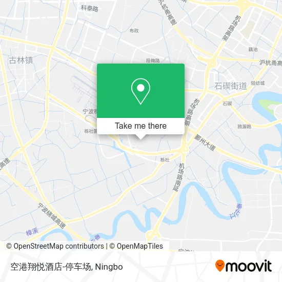 空港翔悦酒店-停车场 map