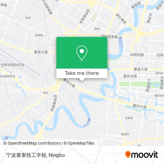 宁波黄泰技工学校 map