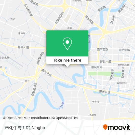 奉化牛肉面馆 map