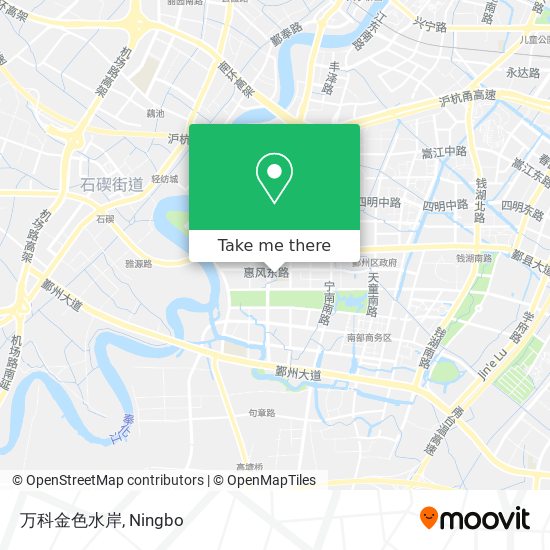 万科金色水岸 map