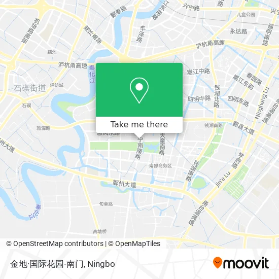 金地·国际花园-南门 map