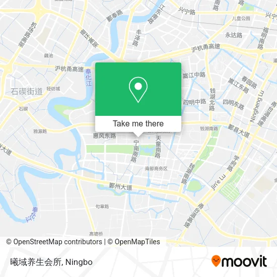 曦域养生会所 map
