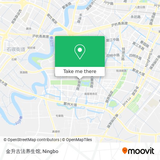 金升古法养生馆 map