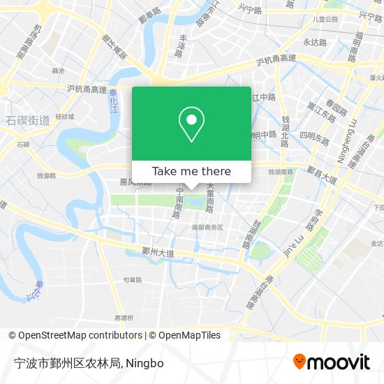 宁波市鄞州区农林局 map