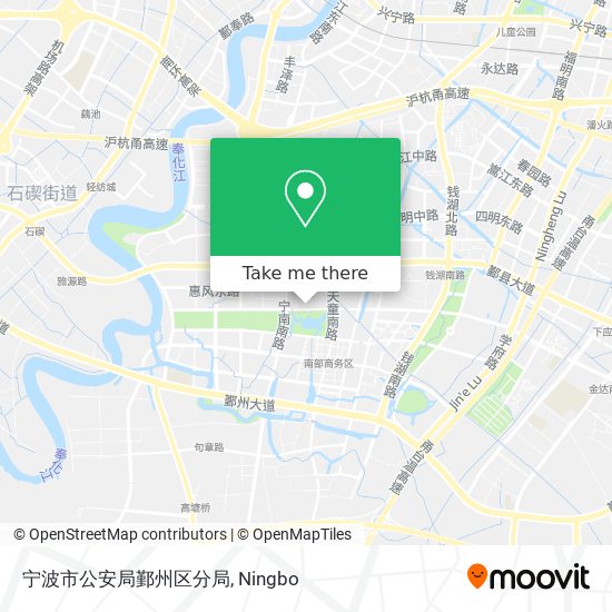 宁波市公安局鄞州区分局 map
