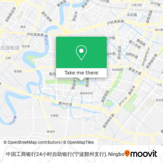 中国工商银行24小时自助银行(宁波鄞州支行) map
