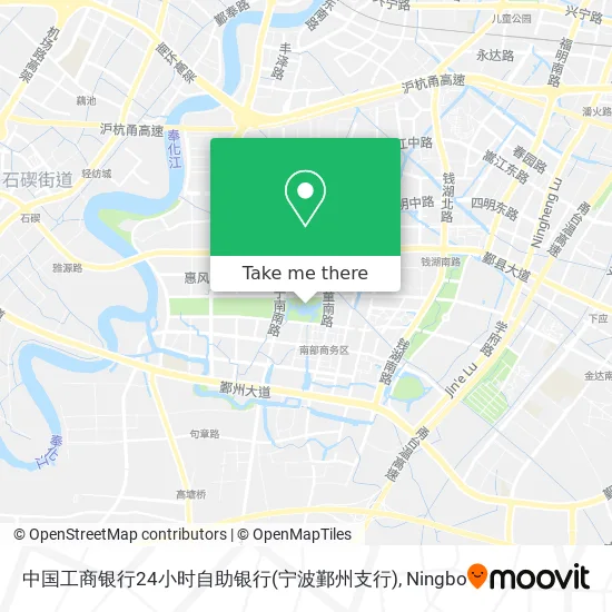 中国工商银行24小时自助银行(宁波鄞州支行) map