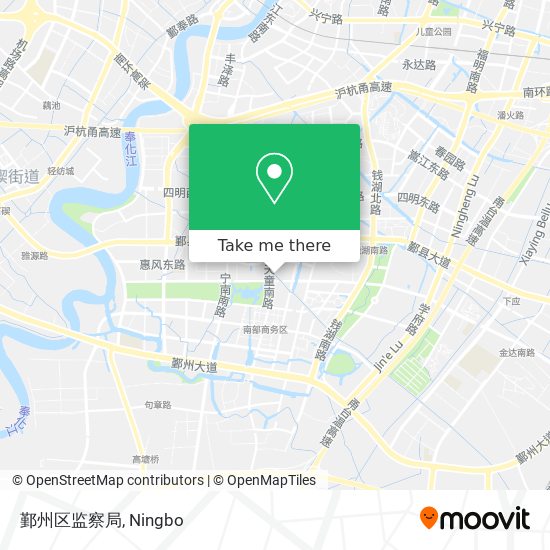 鄞州区监察局 map