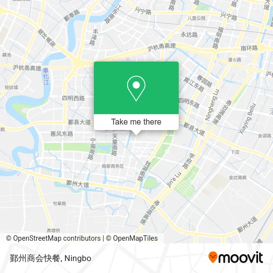 鄞州商会快餐 map