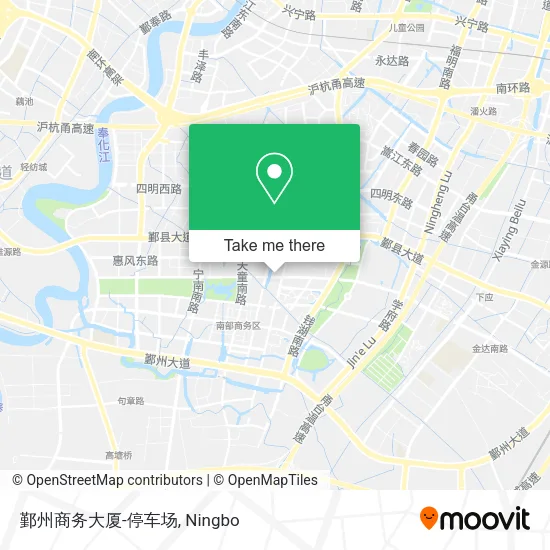 鄞州商务大厦-停车场 map
