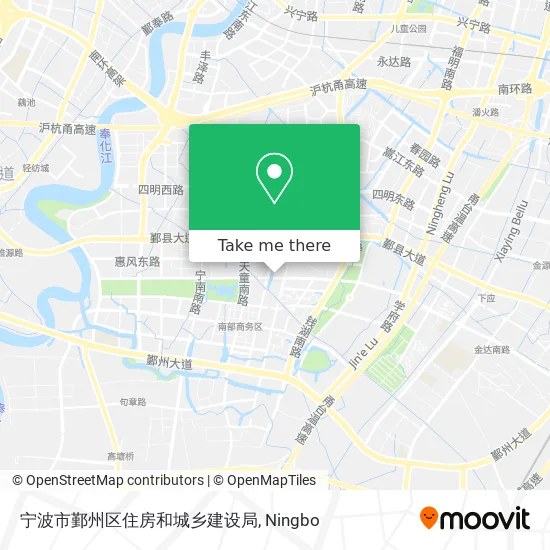 宁波市鄞州区住房和城乡建设局 map