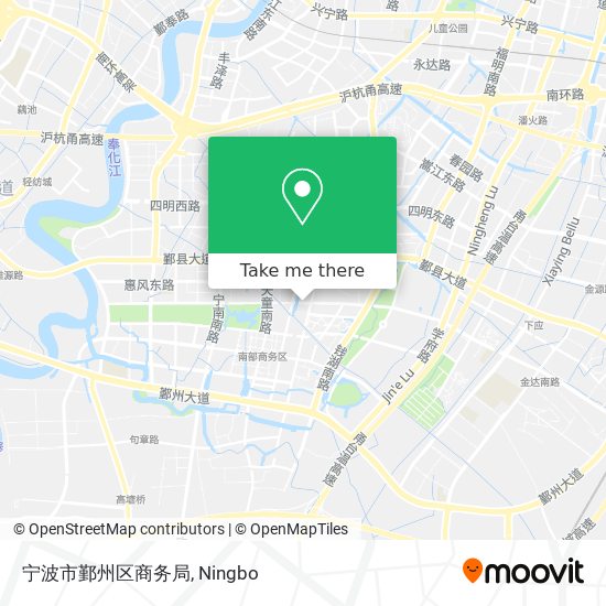 宁波市鄞州区商务局 map