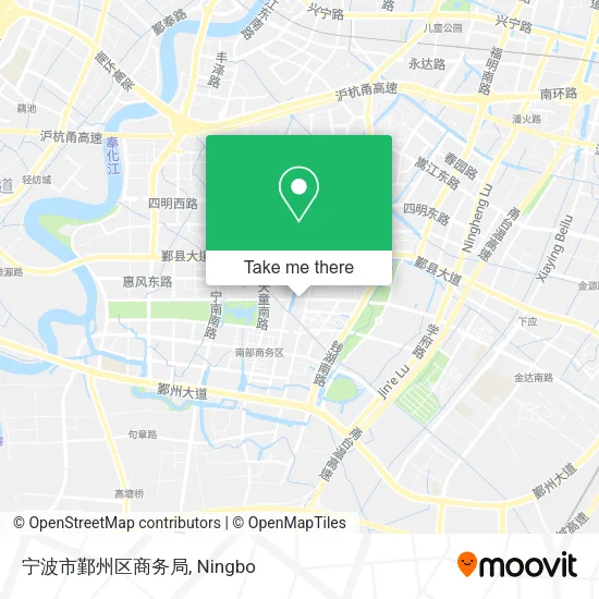 宁波市鄞州区商务局 map