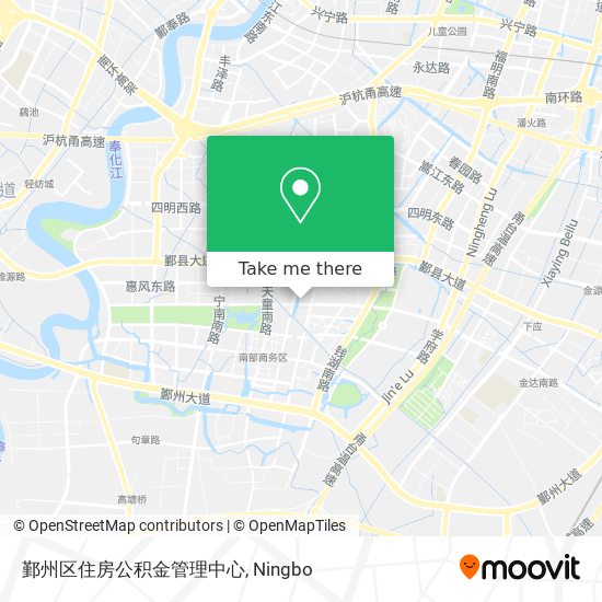 鄞州区住房公积金管理中心 map