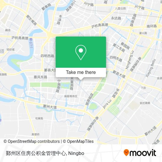 鄞州区住房公积金管理中心 map
