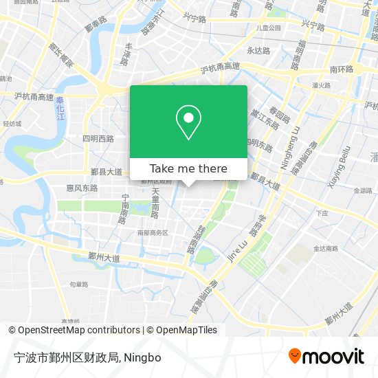 宁波市鄞州区财政局 map