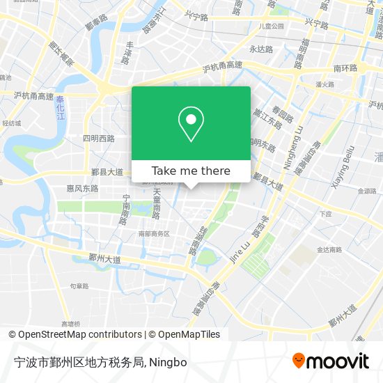 宁波市鄞州区地方税务局 map