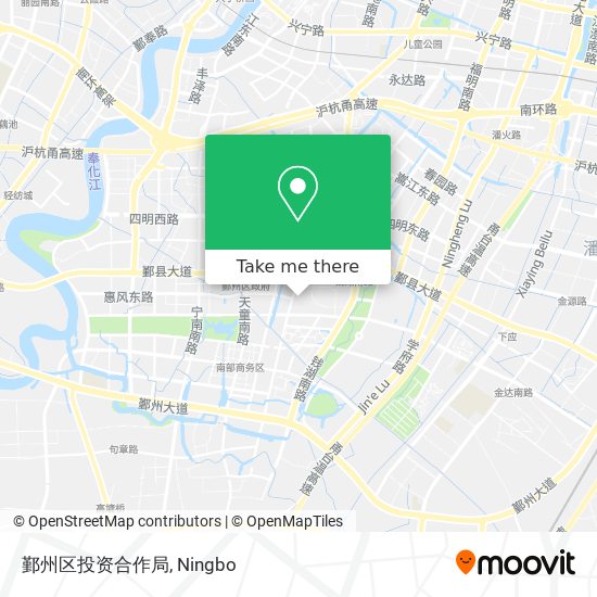 鄞州区投资合作局 map