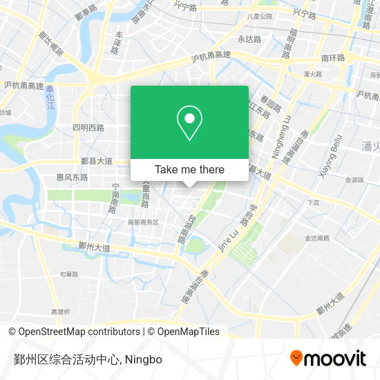 鄞州区综合活动中心 map