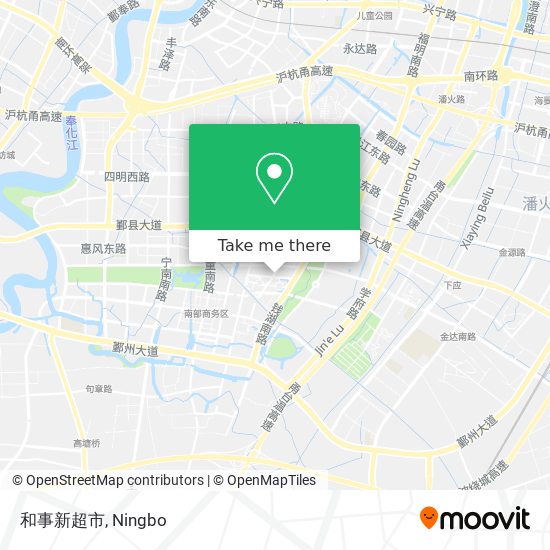 和事新超市 map