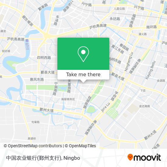 中国农业银行(鄞州支行) map