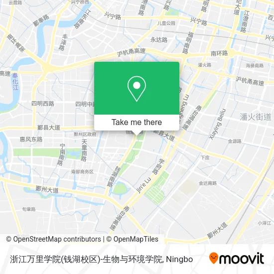 浙江万里学院(钱湖校区)-生物与环境学院 map