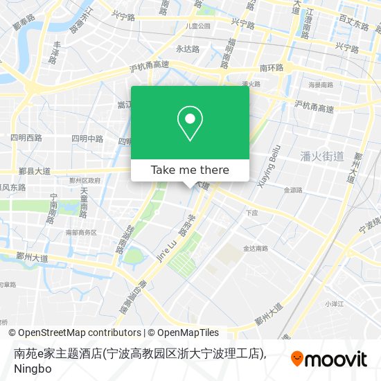 南苑e家主题酒店(宁波高教园区浙大宁波理工店) map