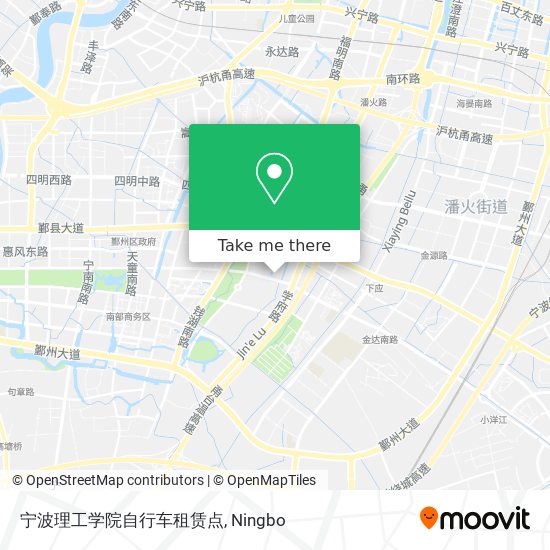 宁波理工学院自行车租赁点 map