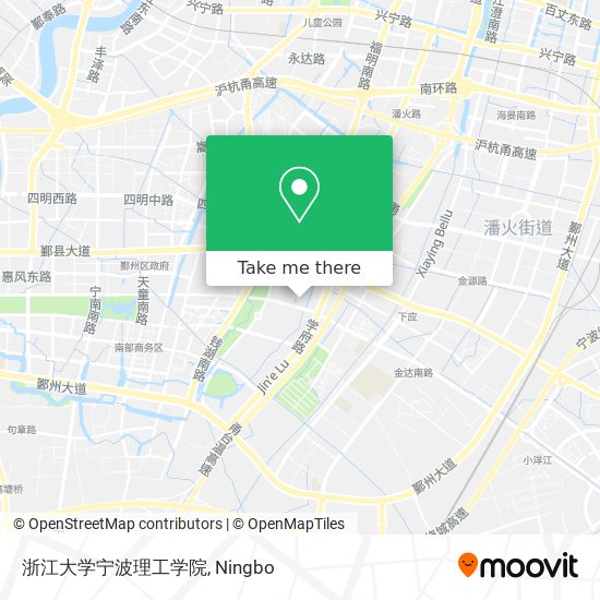 浙江大学宁波理工学院 map