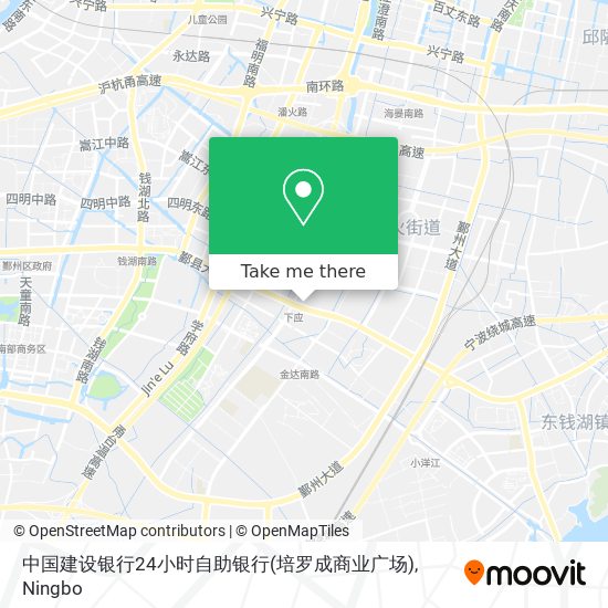 中国建设银行24小时自助银行(培罗成商业广场) map
