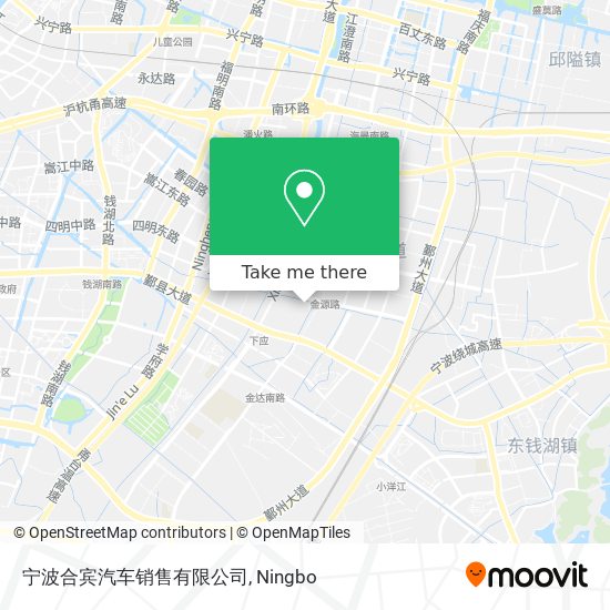 宁波合宾汽车销售有限公司 map