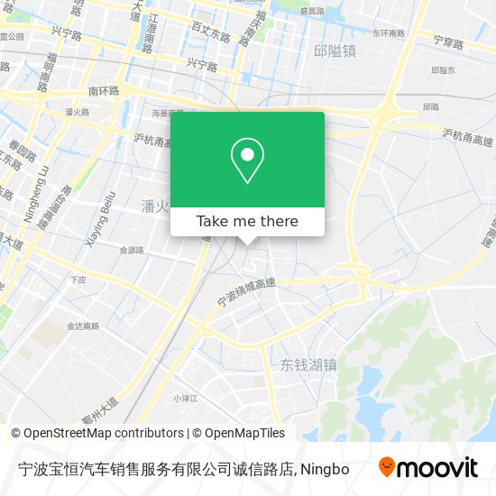 宁波宝恒汽车销售服务有限公司诚信路店 map