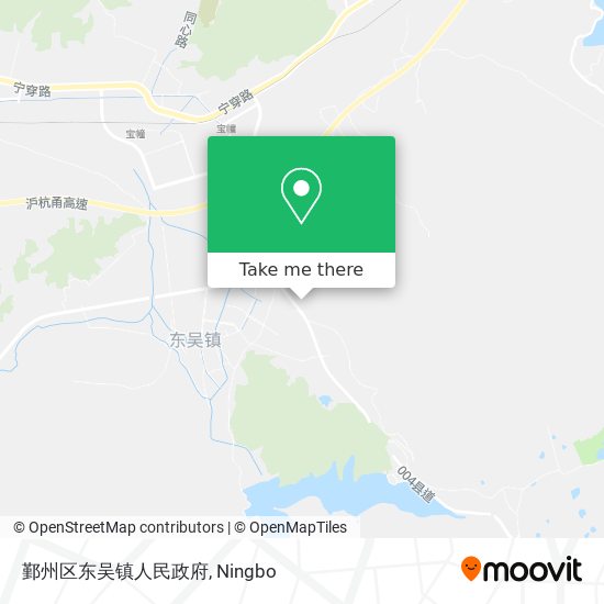 鄞州区东吴镇人民政府 map