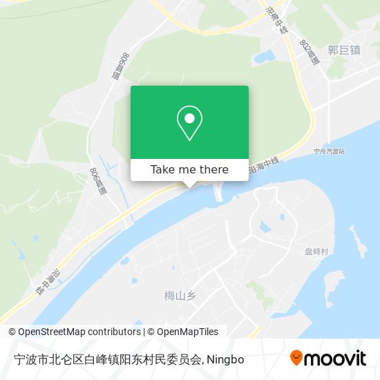 宁波市北仑区白峰镇阳东村民委员会 map