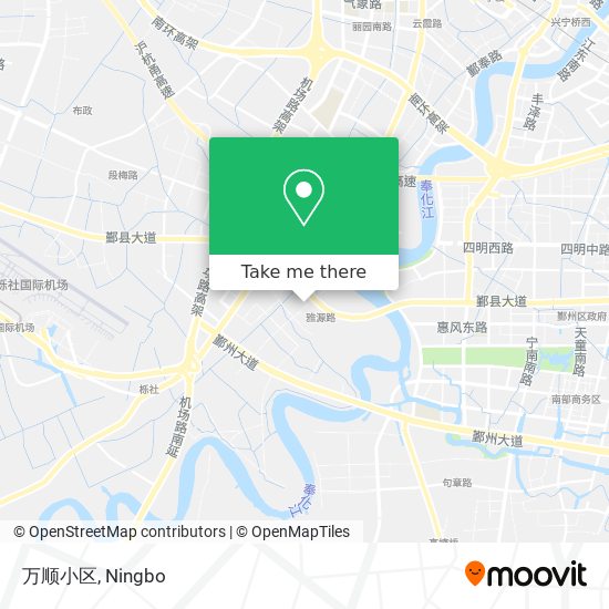 万顺小区 map