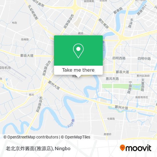 老北京炸酱面(雅源店) map
