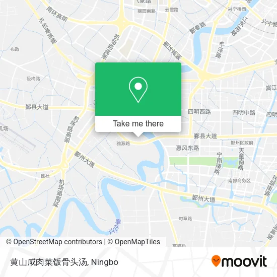 黄山咸肉菜饭骨头汤 map