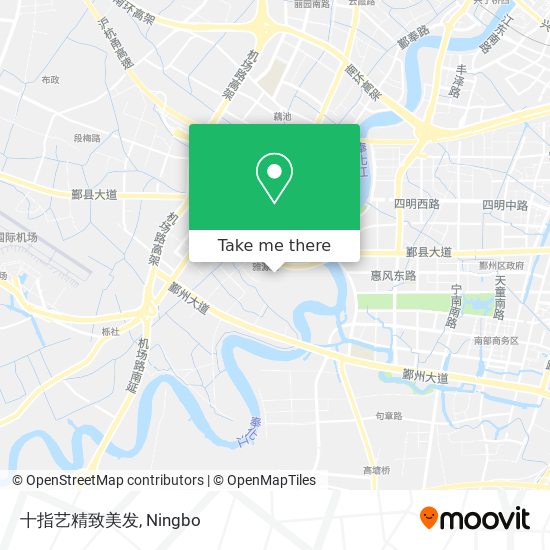 十指艺精致美发 map