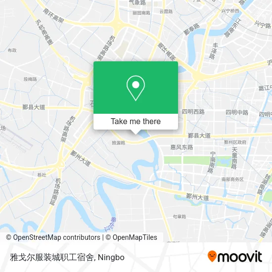 雅戈尔服装城职工宿舍 map