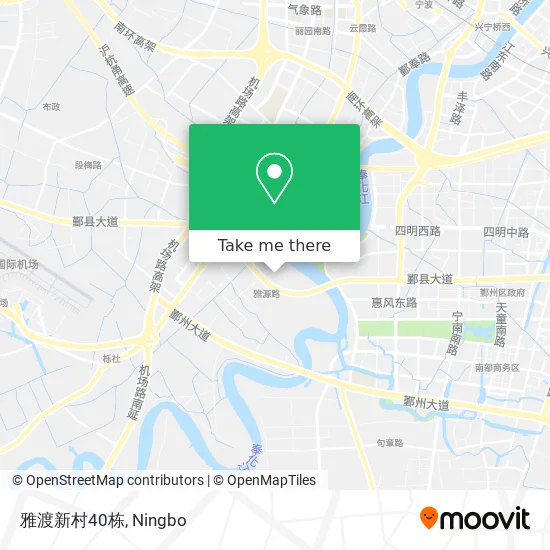 雅渡新村40栋 map
