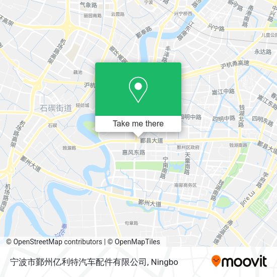 宁波市鄞州亿利特汽车配件有限公司 map