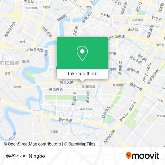 钟盈小区 map