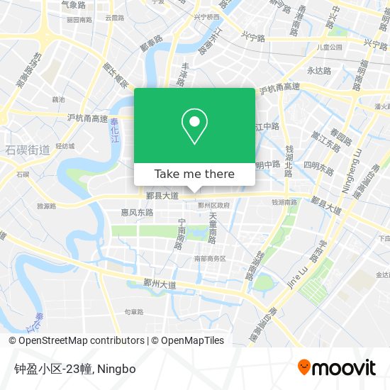 钟盈小区-23幢 map