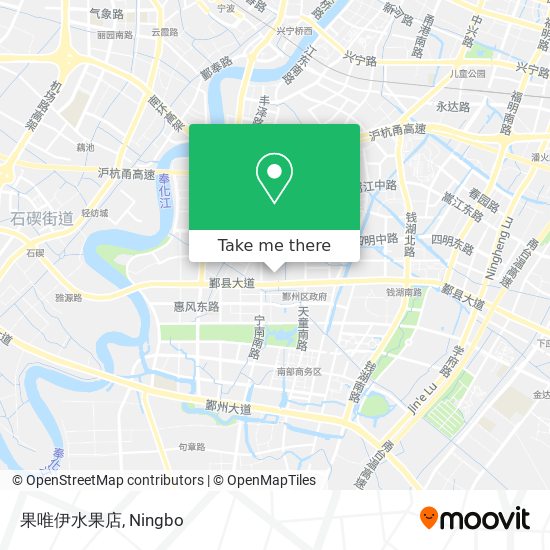 果唯伊水果店 map