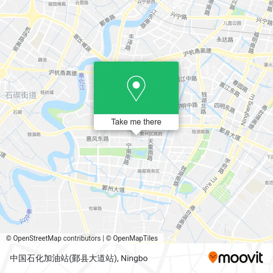 中国石化加油站(鄞县大道站) map