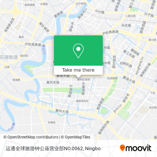 运通全球旅游钟公庙营业部NO.0062 map