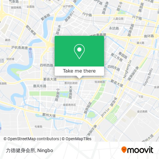 力德健身会所 map