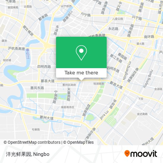 洋光鲜果园 map