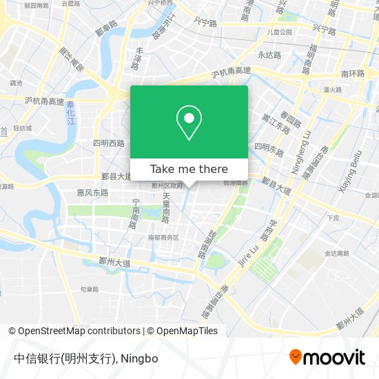 中信银行(明州支行) map