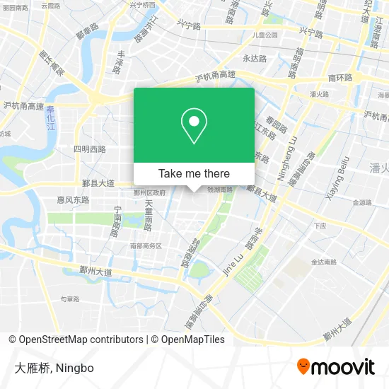 大雁桥 map